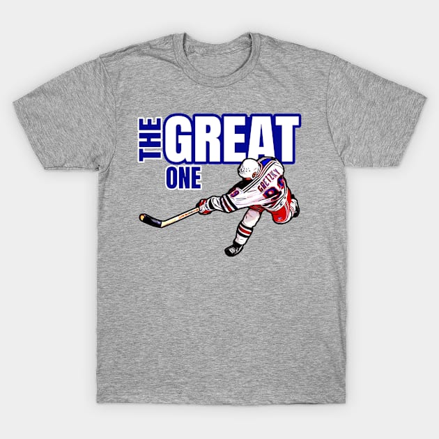 Rangers Gretzky The Great One 99 T-Shirt by Gamers Gear